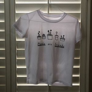 White Plant Shirt